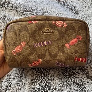 Coach Essential Cosmetic Pouch Candy print